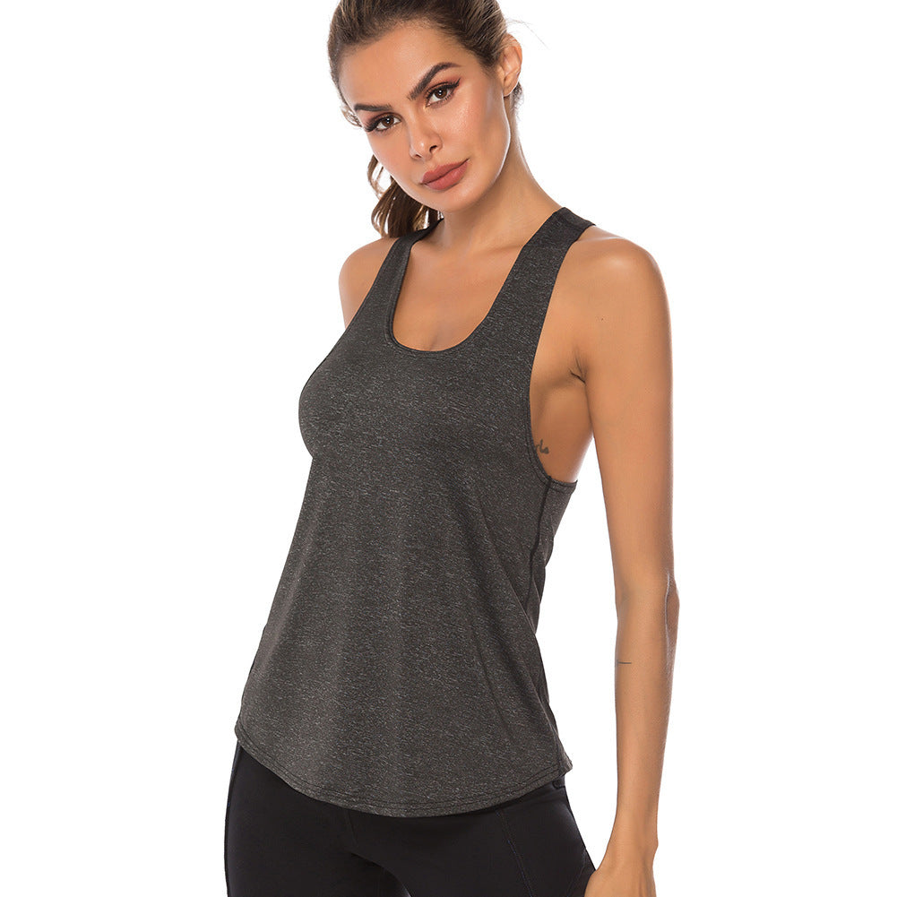 B-READY 
Summer Hot Women Sport Gym Back Race Vest