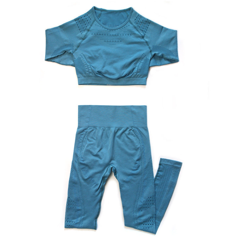 B-READY 
Woman Seamless yoga gym suit