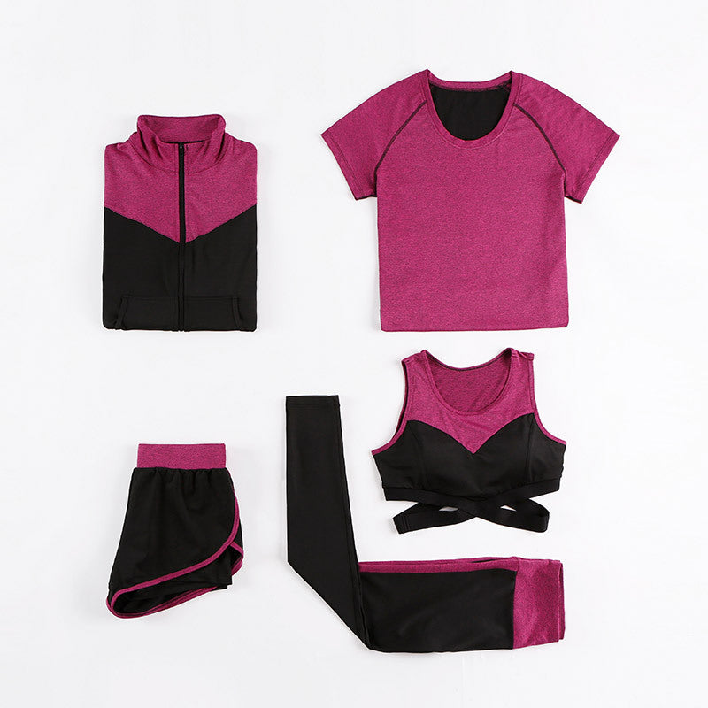 B-READY Woman Large size yoga clothing gym sports suit