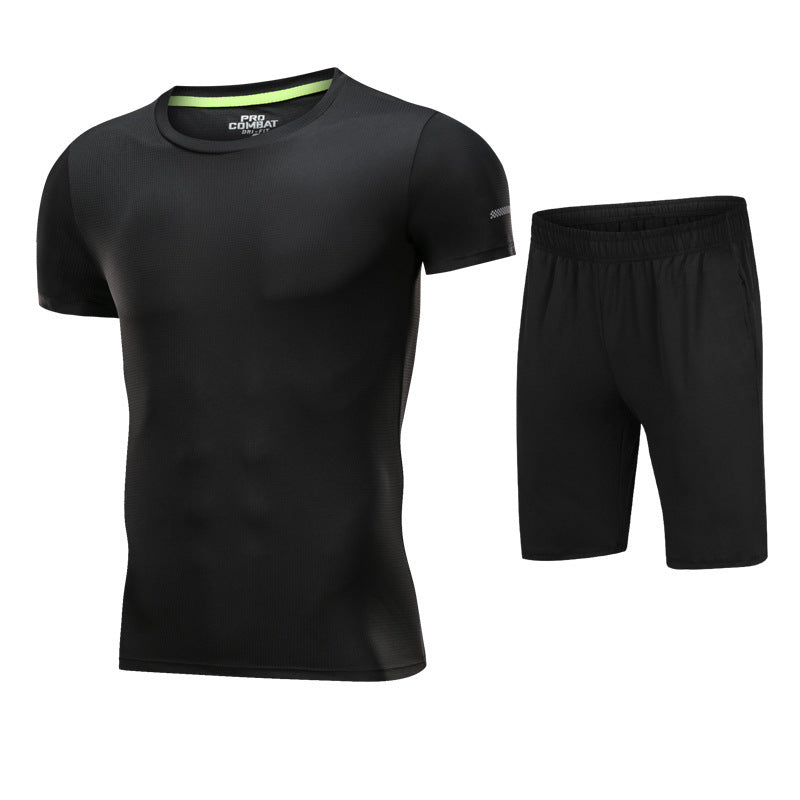 B-READY Unisex Sportswear short sleeve fitness shorts running suit