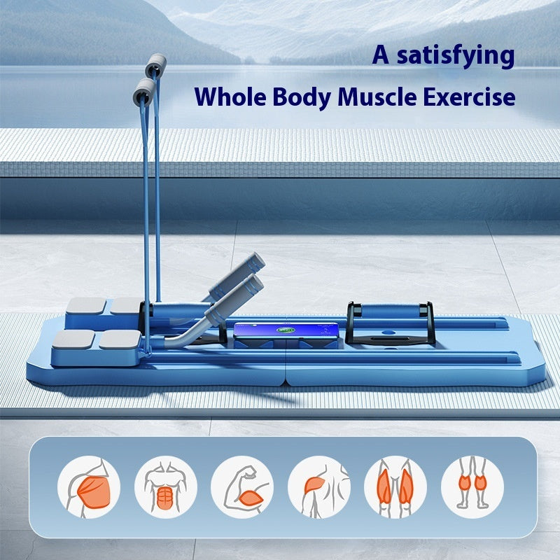 B-READY Multi Functional Fitness Board With Foldable Design Pilates Board incl. Trainings Course
