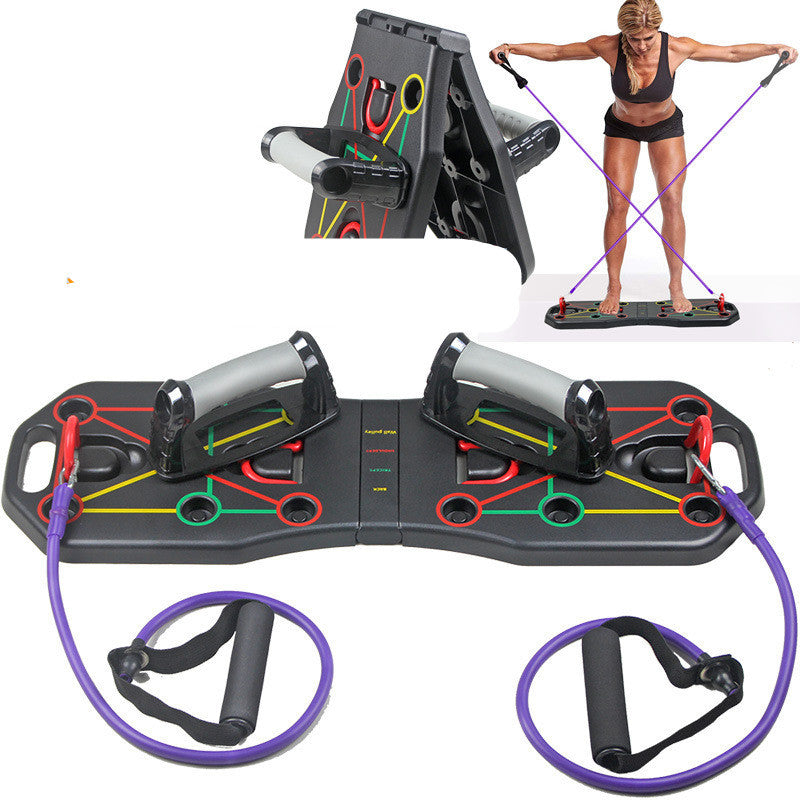 B-READY Hometrainer Home Gym 30 in 1 Push-up Board Bracket Fitness Equipment Home