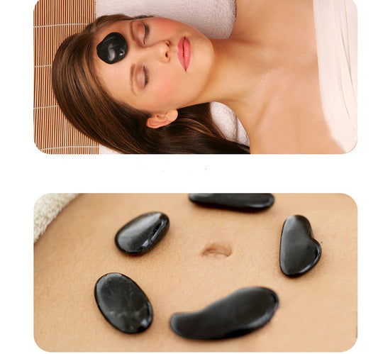B-READY Beauty SPA Health Massage Energy Stone Natural Volcanic Hot Stone Back Essential Oil Massage Hot Stone Thailand product B-READY WELLNESS