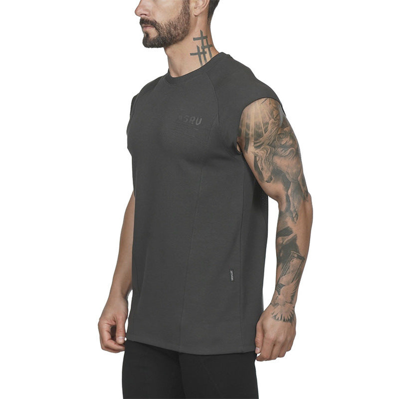 Printed training quick-drying gym suit short sleeves