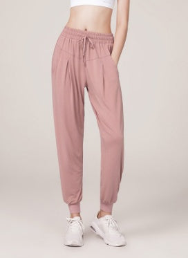 B-READY Woman Fall loose high waist gym pants