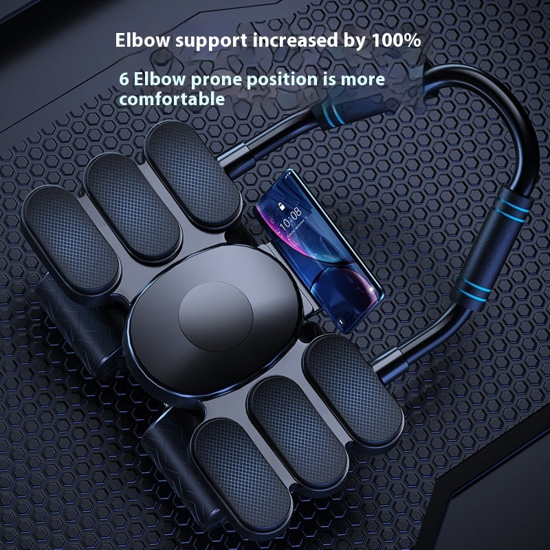 B-READY Home Four-wheel Abdominal Wheel Automatic Rebound Abdominal Muscle Training Firm Abs Thin Belly AB Roller Sports Fitness Equipment