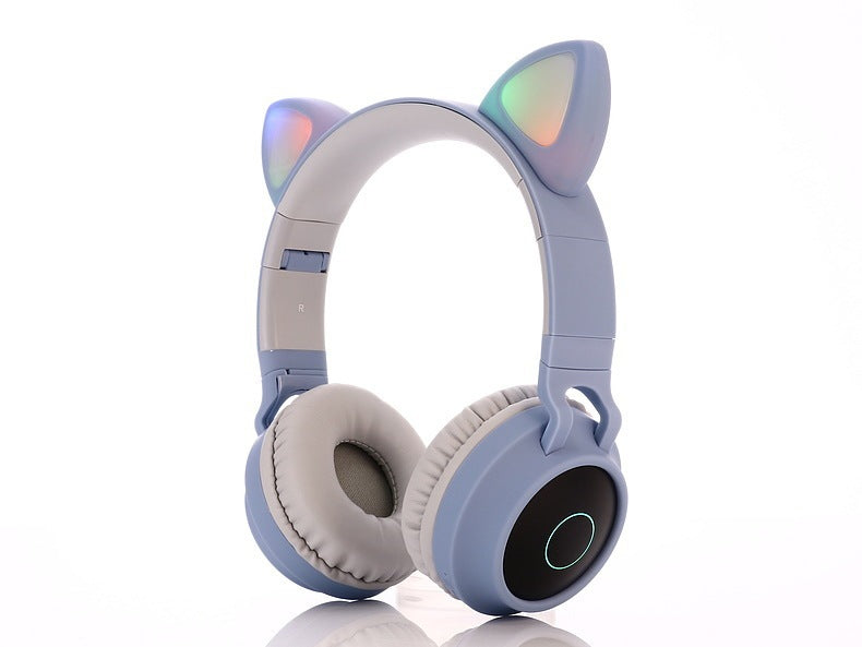 B-READY Kids Girls Noice Cancelation Cute Bluetooth 5.0 Headphone Stereo Wireless Headset