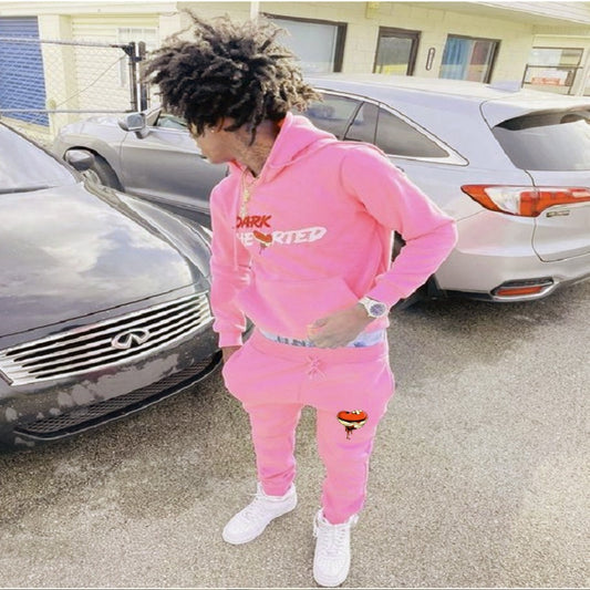 B-READY unisex Gym Sport Fashion Hooded Sportswear Couple Set