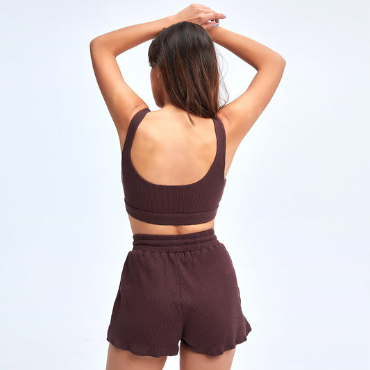 B-READY 
Woman Loose Short Sleeve Gym Yoga Suit