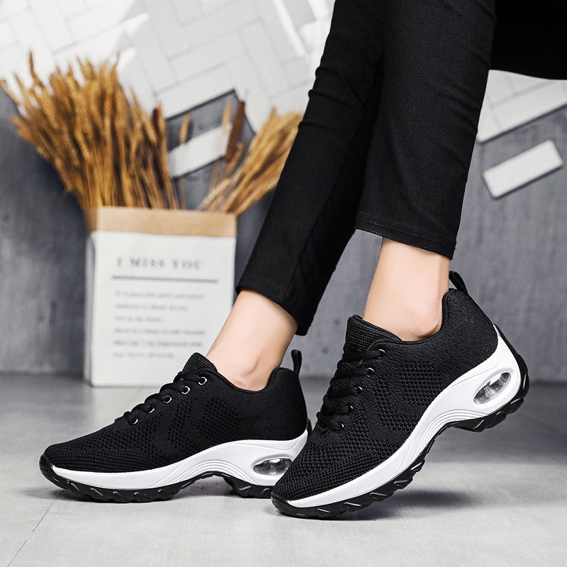B-READY 
Air Cushion Heightening Shoes Women Breathable Dancing Shoes Outdoor Sports Shoes