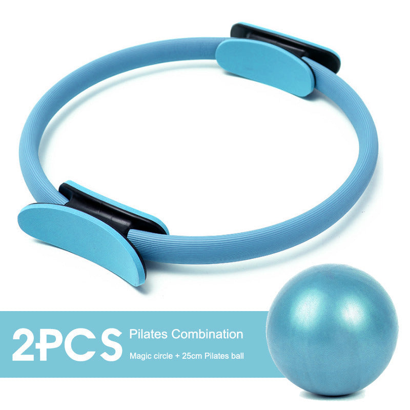 B-READY 5 Stück Yoga-Ball, magischer Ring, Pilates-Kreis, Trainingsgeräte, Workout, Fitnesstraining, Widerstandsunterstützung, Werkzeug, Stretchband, Fitnessstudio