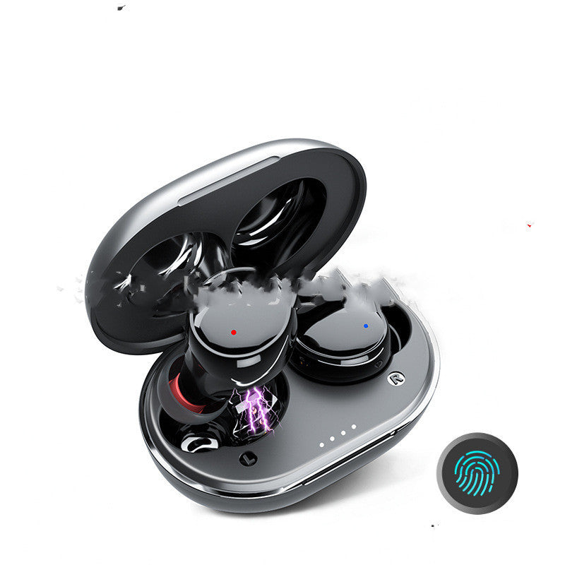 B-READY Wireless Headphone Bluetooth Earphone Waterproof Sports Swiming Headset Smart Touch Control Earbuds with Charging Box
