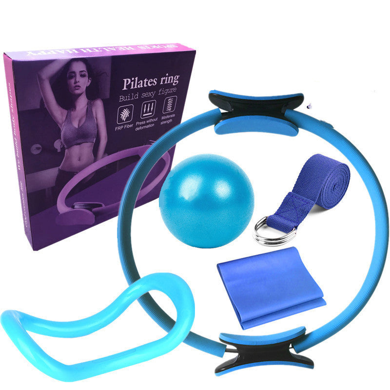 B-READY Bundle Set Six Piece Yoga Pilates Circle Set Bodybuilding Fitness Equipment Pilates Sport Training Workout Gift Box Set