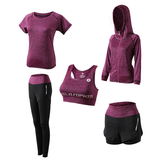 B-READY 
Woman Quick-Drying High-Waisted Plus Size Gym Set
