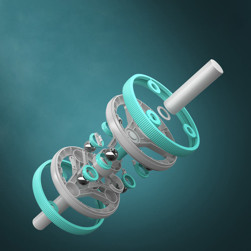 B-READY Adults 14 Kinds of Multifunctional Abdominal Muscle Wheel Combination Home Gym Equipment ABS Fitness Equipment Exercise