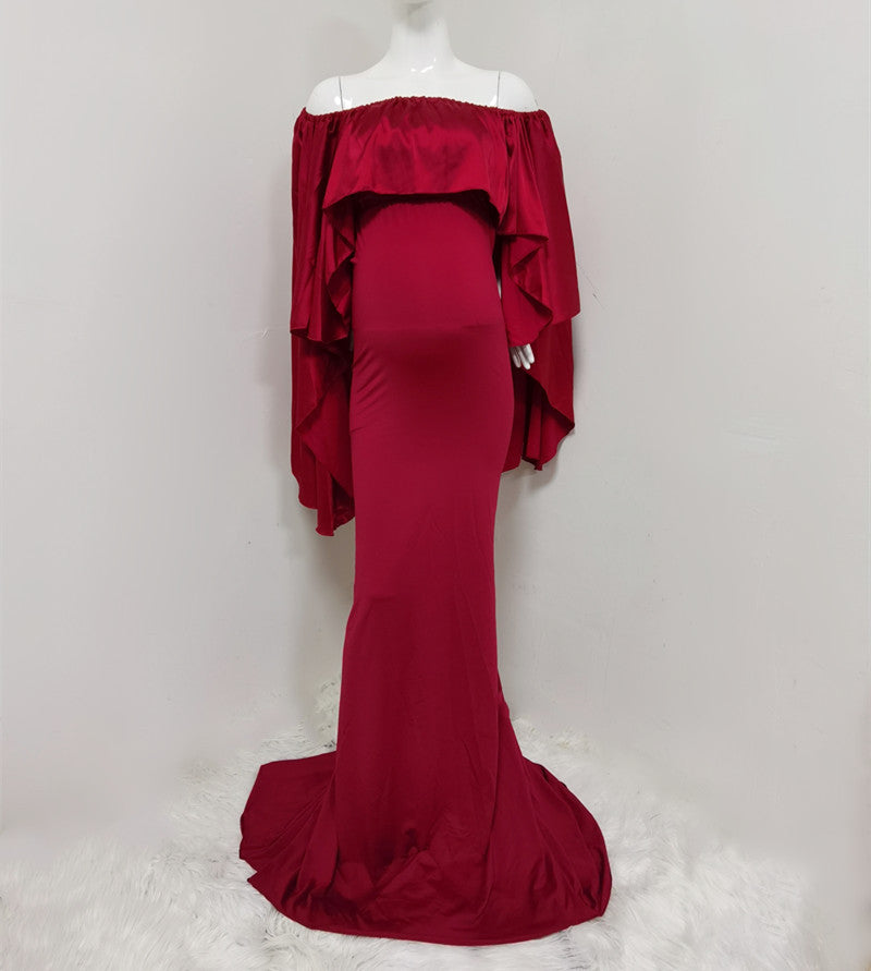 B-READY Woman Cloak Dress Suit Pregnant Woman Photo Photography