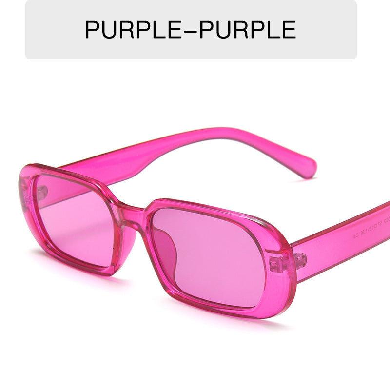 B-READY "26" Retro Small Frame Sunglasses Female Candy Color Colorful Fashion Sunglasses