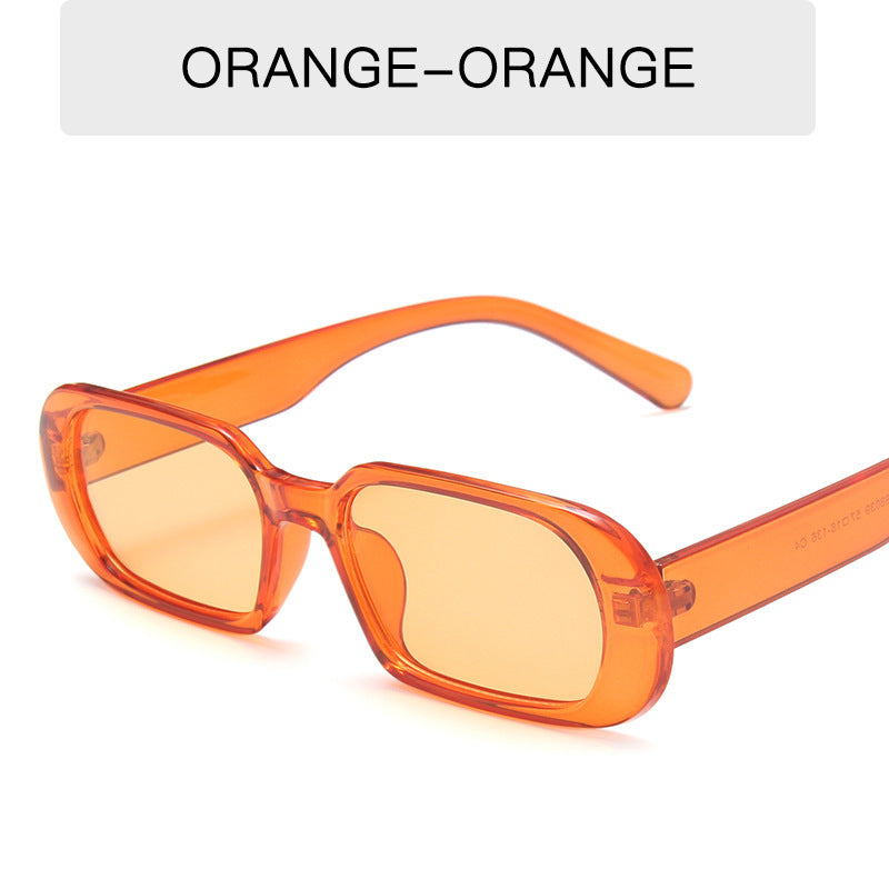 B-READY "26" Retro Small Frame Sunglasses Female Candy Color Colorful Fashion Sunglasses
