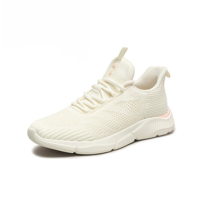 B-READY 
Camel Mesh Breathable Sneakers Net Shoes New Flying Woven Running Shoes