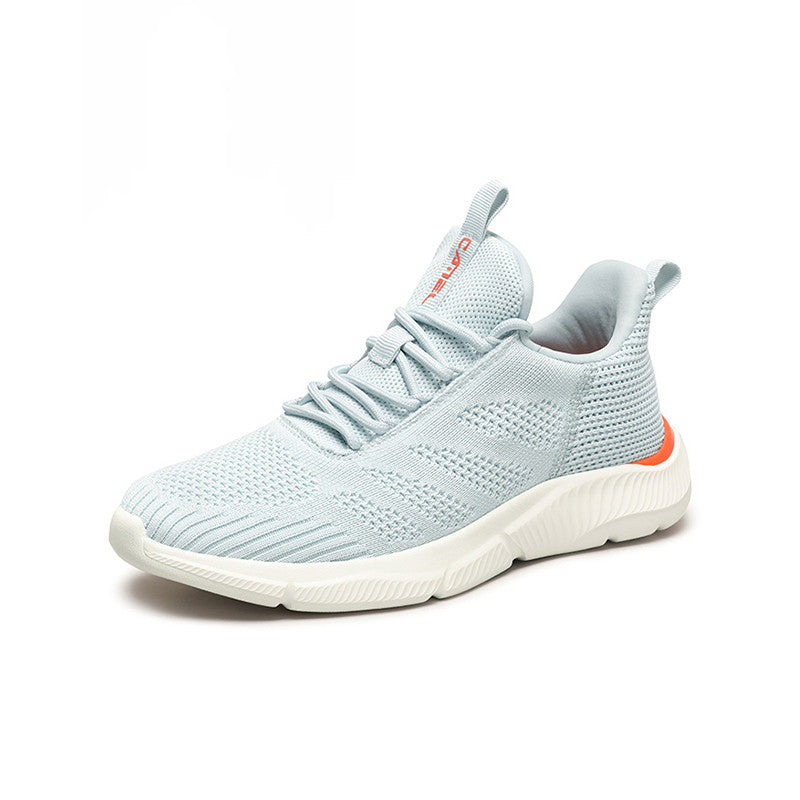 B-READY 
Camel Mesh Breathable Sneakers Net Shoes New Flying Woven Running Shoes