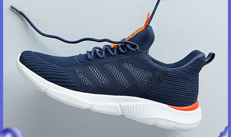 B-READY 
Camel Mesh Breathable Sneakers Net Shoes New Flying Woven Running Shoes