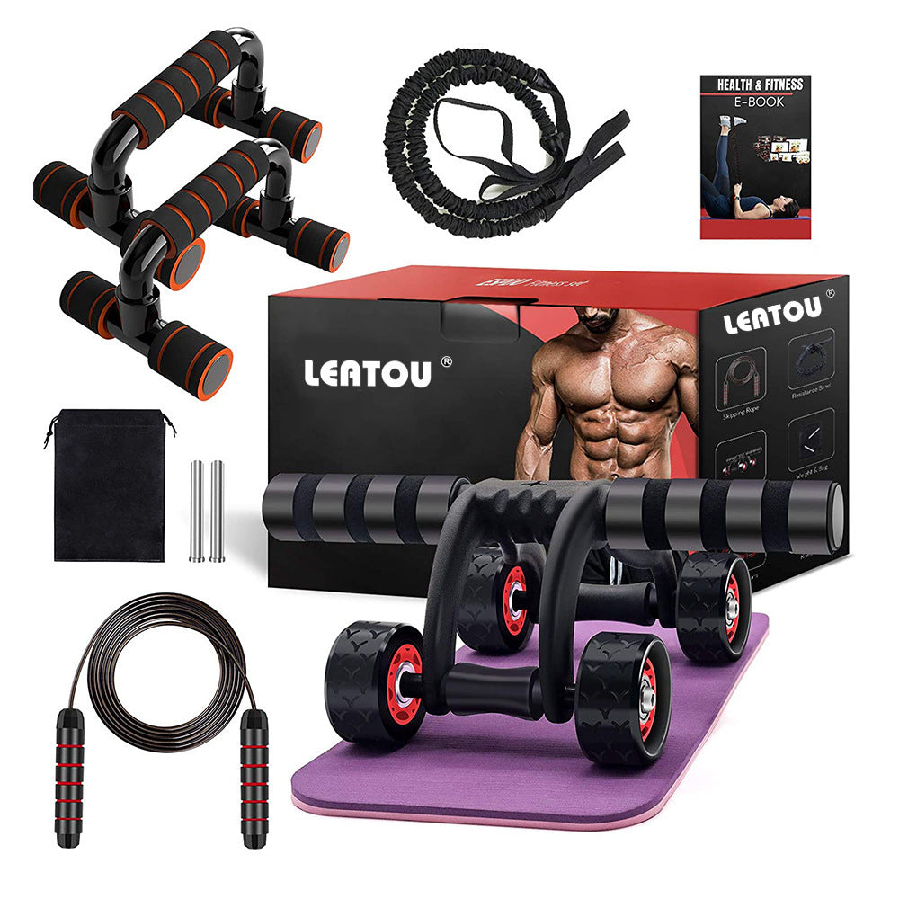 B-READY Gift Box Set Push-Up Bracket Rebound Pull Rope 4 Rounds Birthday Christmas Gift for Boyfriend Husband
