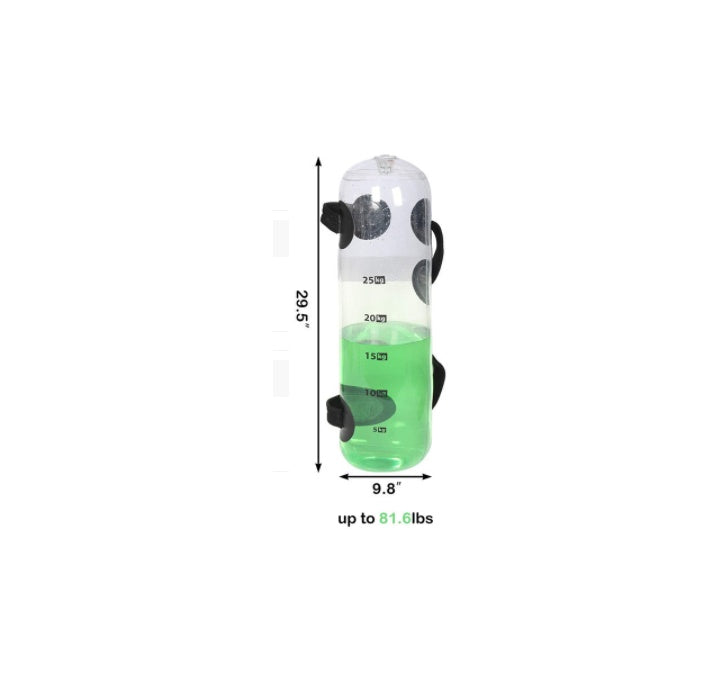 B-READY Portable Weight Bearing Fitness Adjustable Water Bag Home Trainer Home Gym