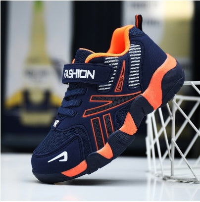 B-READY Sport Kids Sneakers Boys Casual Shoes For Children Sneakers Girls Shoes Leather Anti-Slippery Fashion Tenis Infantil Menino Mesh