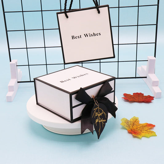 B-READY™ Christmas Gift Box for Her – Limited Edition 2025 Clamshell Gift Box White Packaging Box Square Gift Box Gift for Her for Wife Girlfriend Moms incl. Fitness Course for free.