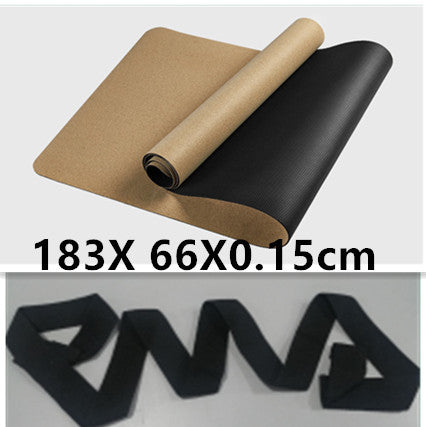 B-READY Cork Yoga Mat Yoga Matte  I LOVE APICHAYA