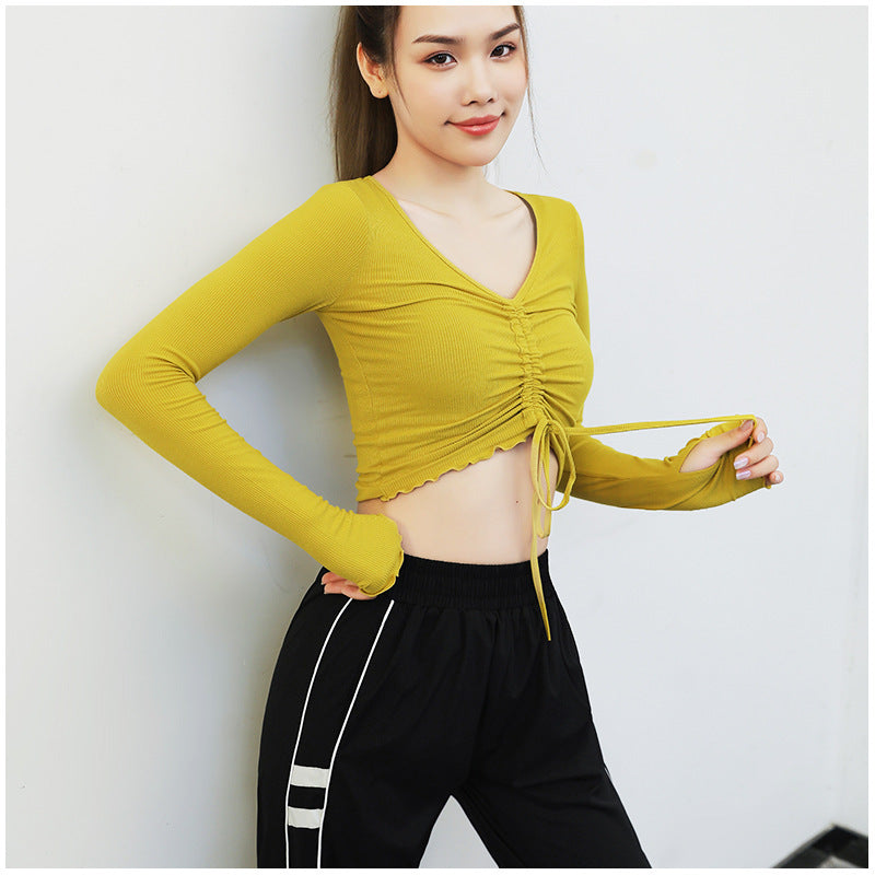 B-READY Woman Sports Gym Clothes Top T-Shirt Was Thin