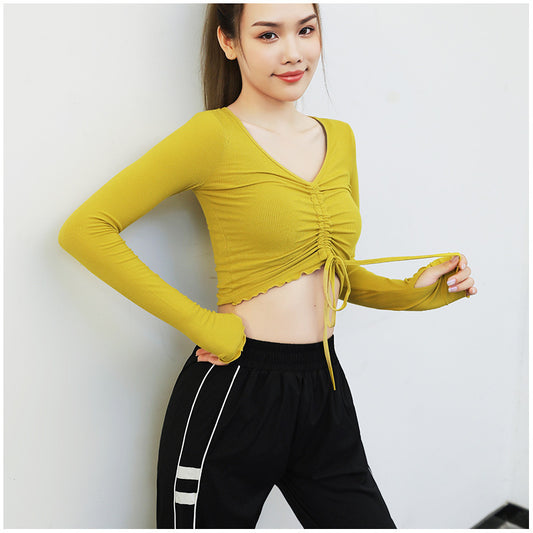 B-READY Woman Sports Gym Clothes Top T-Shirt Was Thin