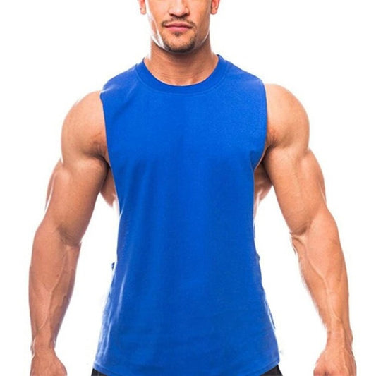 B-READY Brand New Plain Tank Top Men Bodybuilding Singlet Gyms Strin 2026