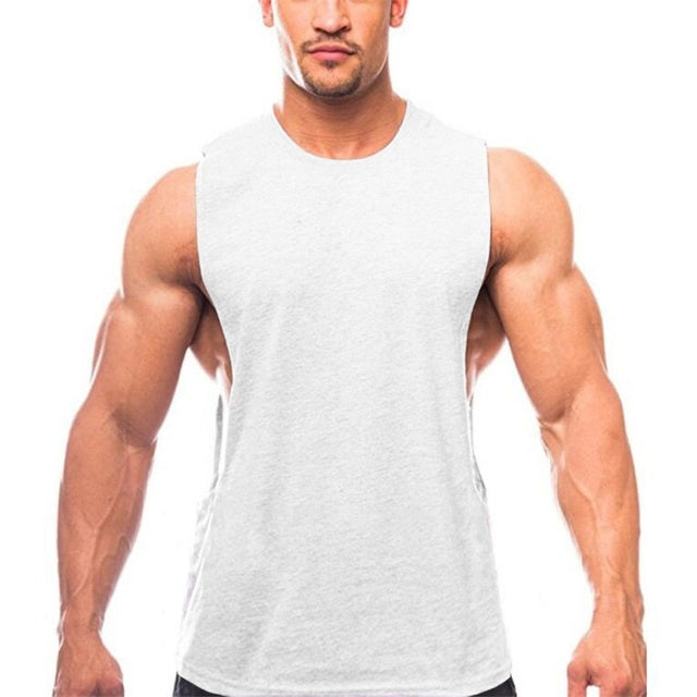 B-READY Brandneues schlichtes Tanktop für Männer, Bodybuilding, Singlet, Fitnessstudios, Strin 2026