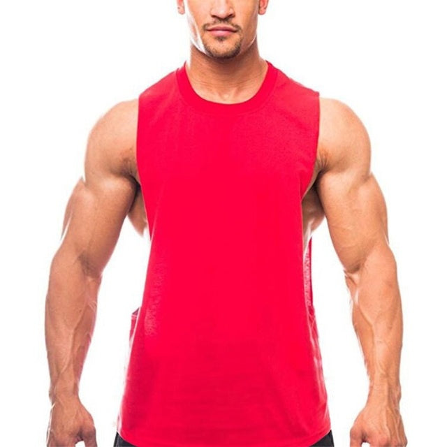 B-READY Brandneues schlichtes Tanktop für Männer, Bodybuilding, Singlet, Fitnessstudios, Strin 2026