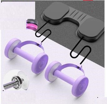 B-READY Abdominal Ring and Abdomen Fitness Equipment Household Curling Abdominal Tension Machine to Lose Weight and Slim Abdomen Artifact and Slim Waist and Arm Exercise