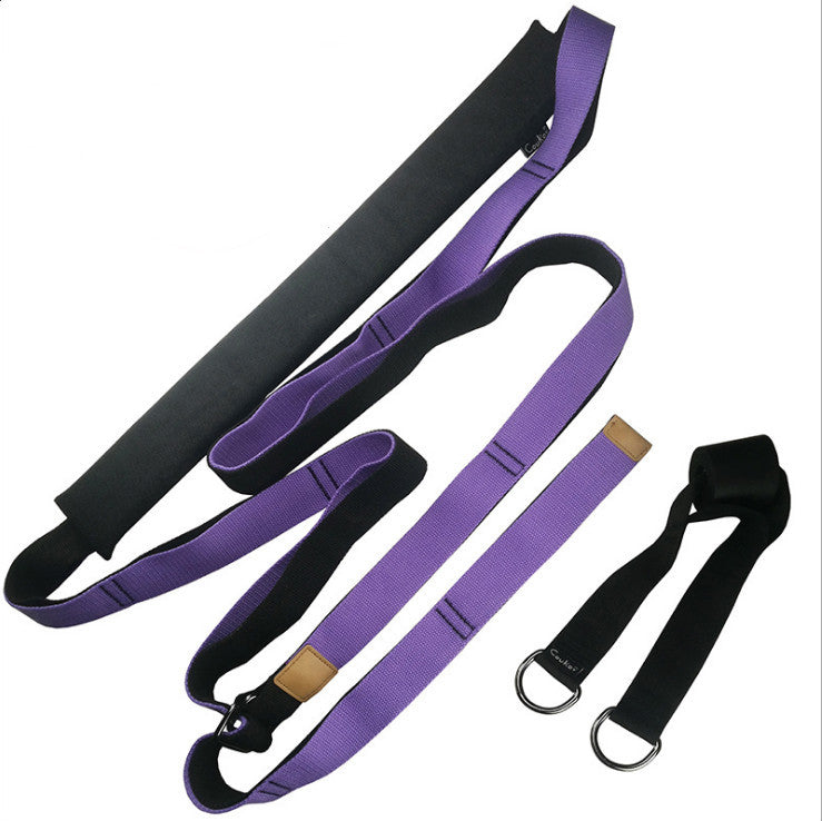 B-READY Yoga Strap Piltes Exercise  Stretch to Relieve Back Pain Gym Belt