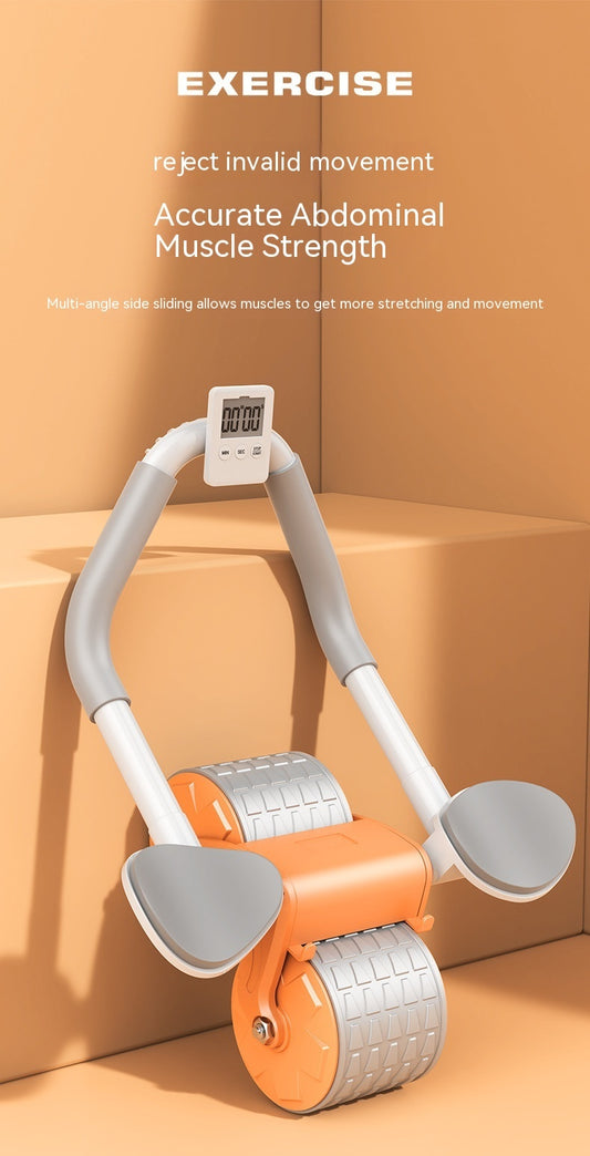 B-READY Home Gym Elbow Support Abdominal Wheel Fitness Belly Rolling Machine Belly-flattening Tool incl. Fat Loss Course