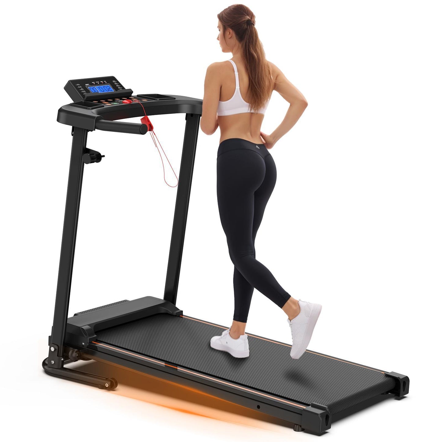 B-READY Home Use Foldable Portable 2.5HP Heavy-duty APP Controlled Fitness Walking Machine incl. Course