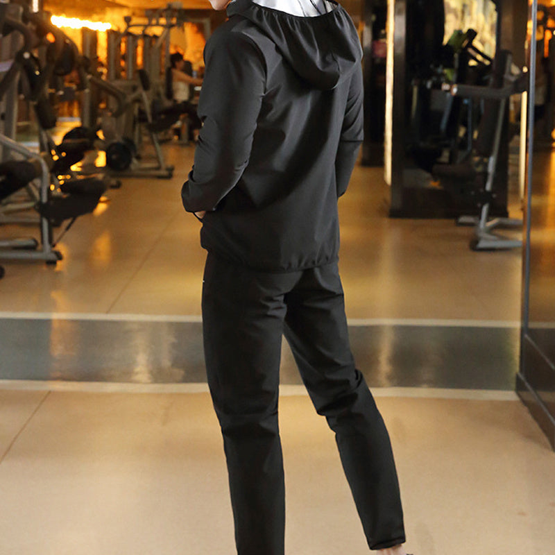 B-READY Couple matching Outfit Gym Running Outdoor Running Jacket Sportswear Sweatshirt Couple Suit Set fat burning