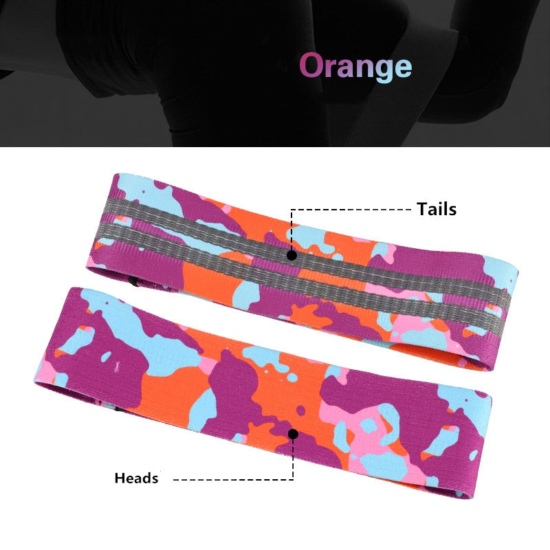 B-READY Anti-slip yoga camouflage color resistance band