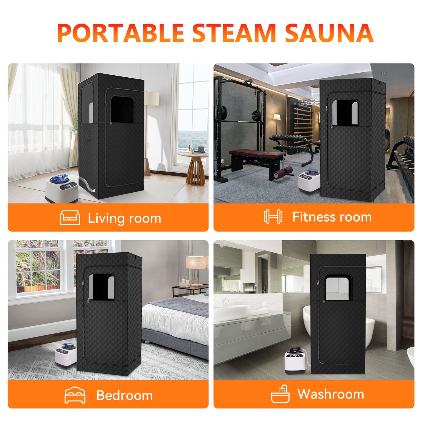 B-READY Home Sauna Room Couple Hot Box set  S E X Box incl. Couple Course