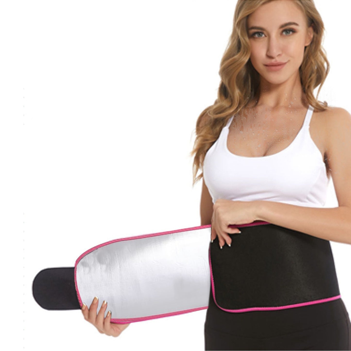 B-ready Fat Loss Waist Trimmer Belt Weight Loss Sweat Slim Wrap Fat Burning Straps For Women Men Body Shapper