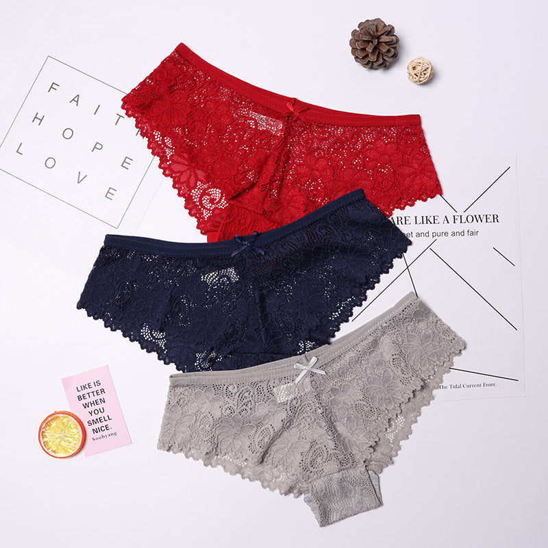 B-READY 3 Pcs Panties For Woman Underwear