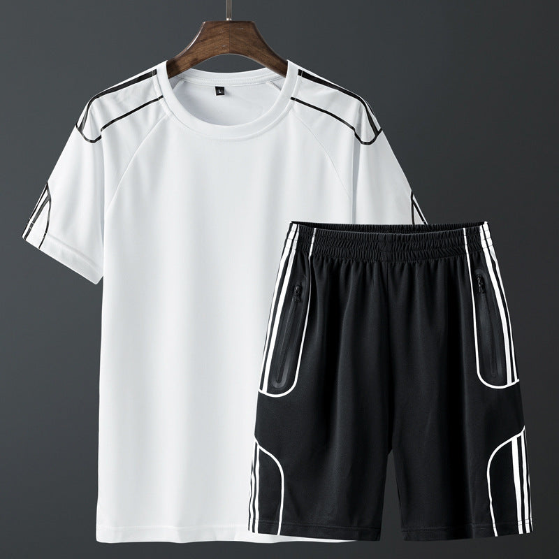 B-READY 
Unisex Short sleeved sportswear shorts suit