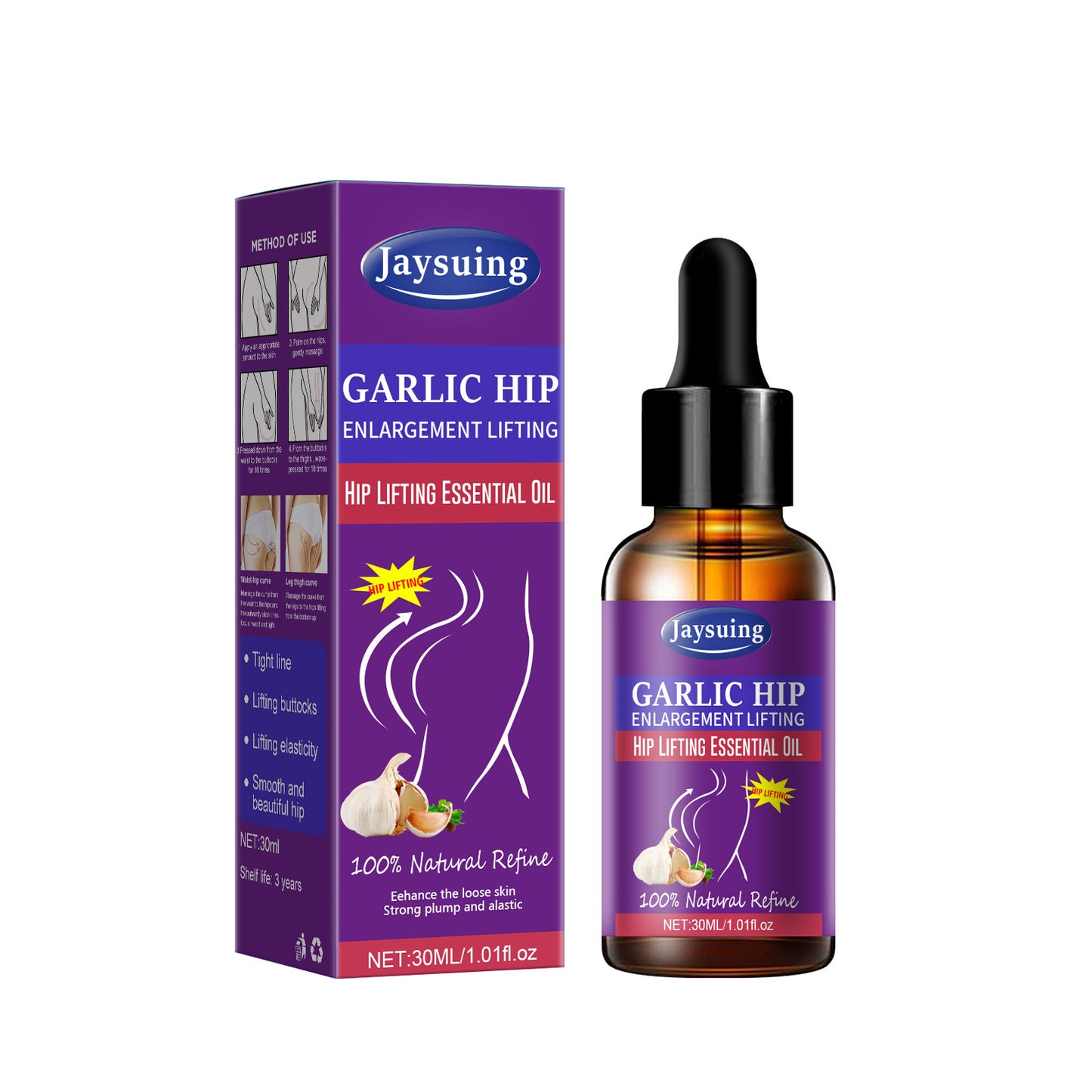 B-READY Tight Care Massage, Hip Lifting, Garlic Essential Oil B-READY WELLNESS