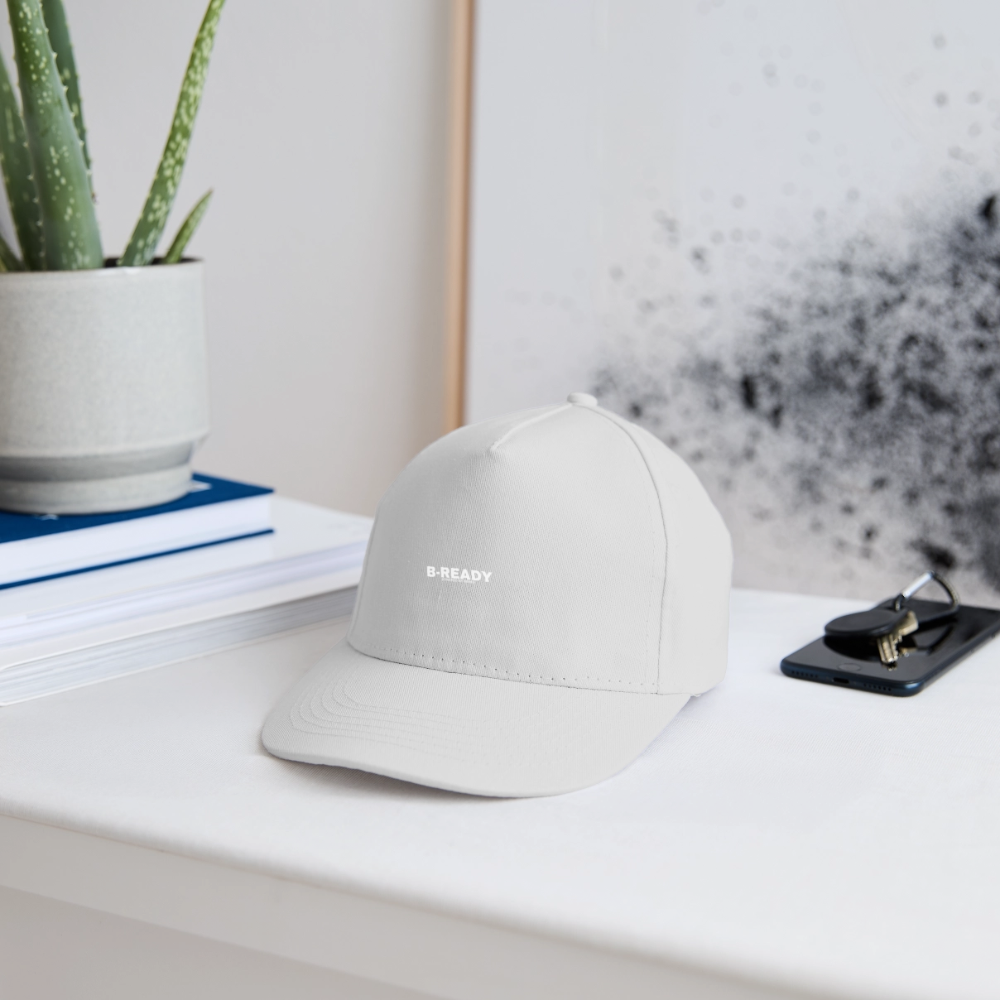 B-READY Organic Baseball Cap Gym Sport - white