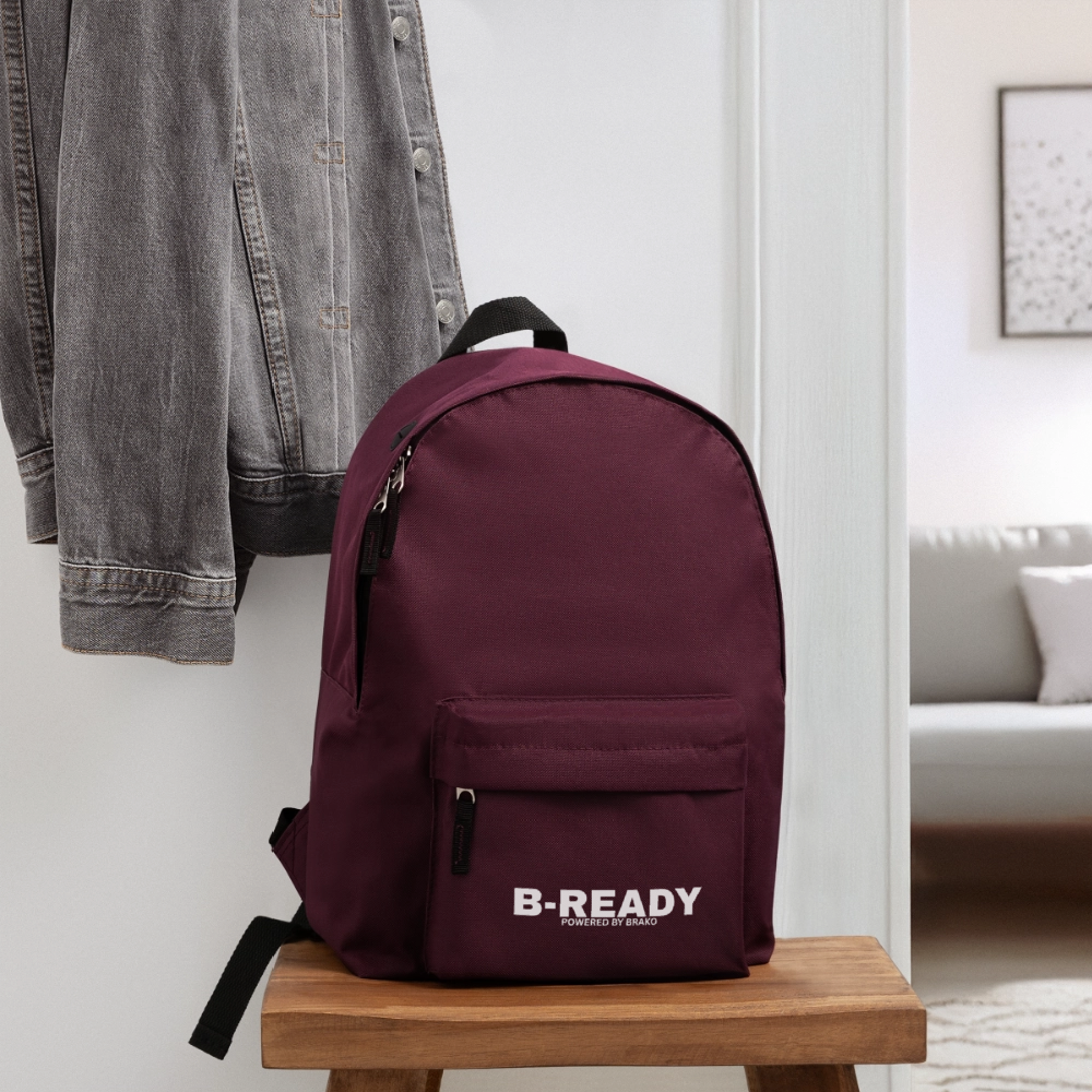 B-READY Gym Sport Backpack - burgundy