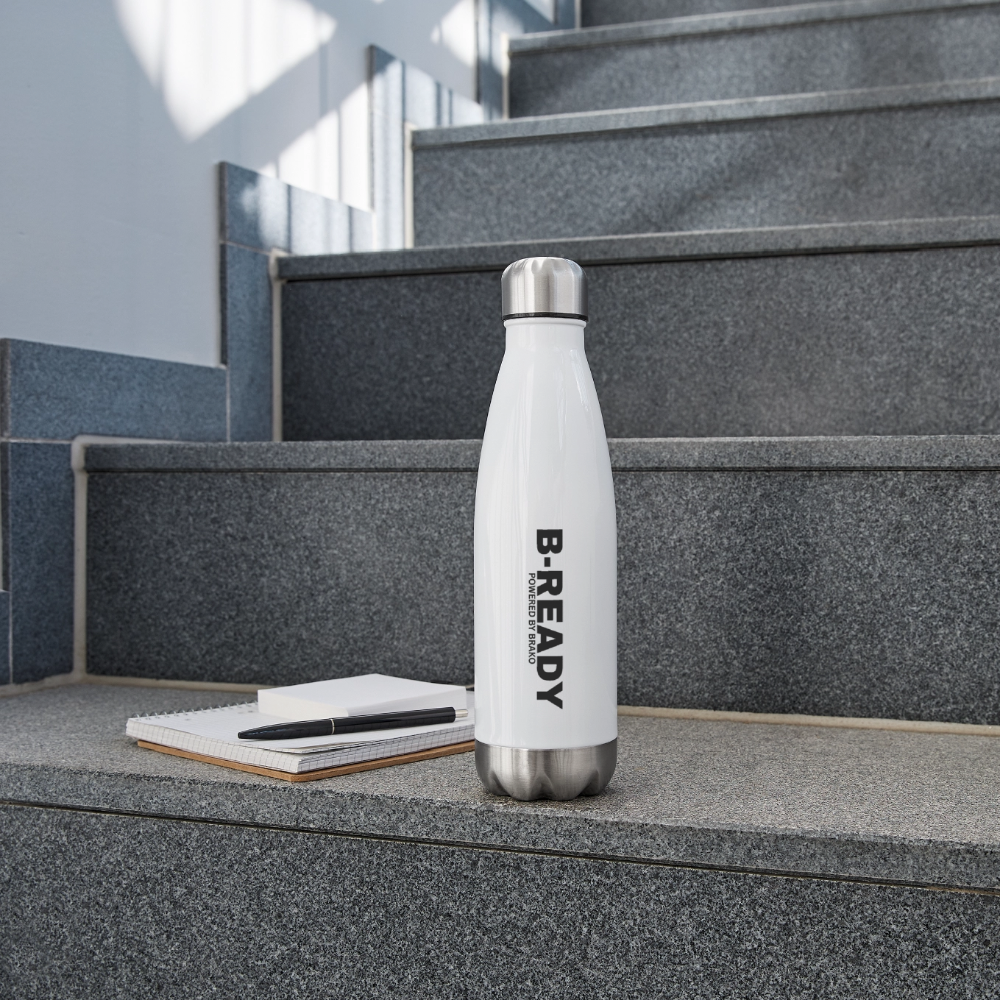 B-READY Gym 26 Insulated Water Bottle - white