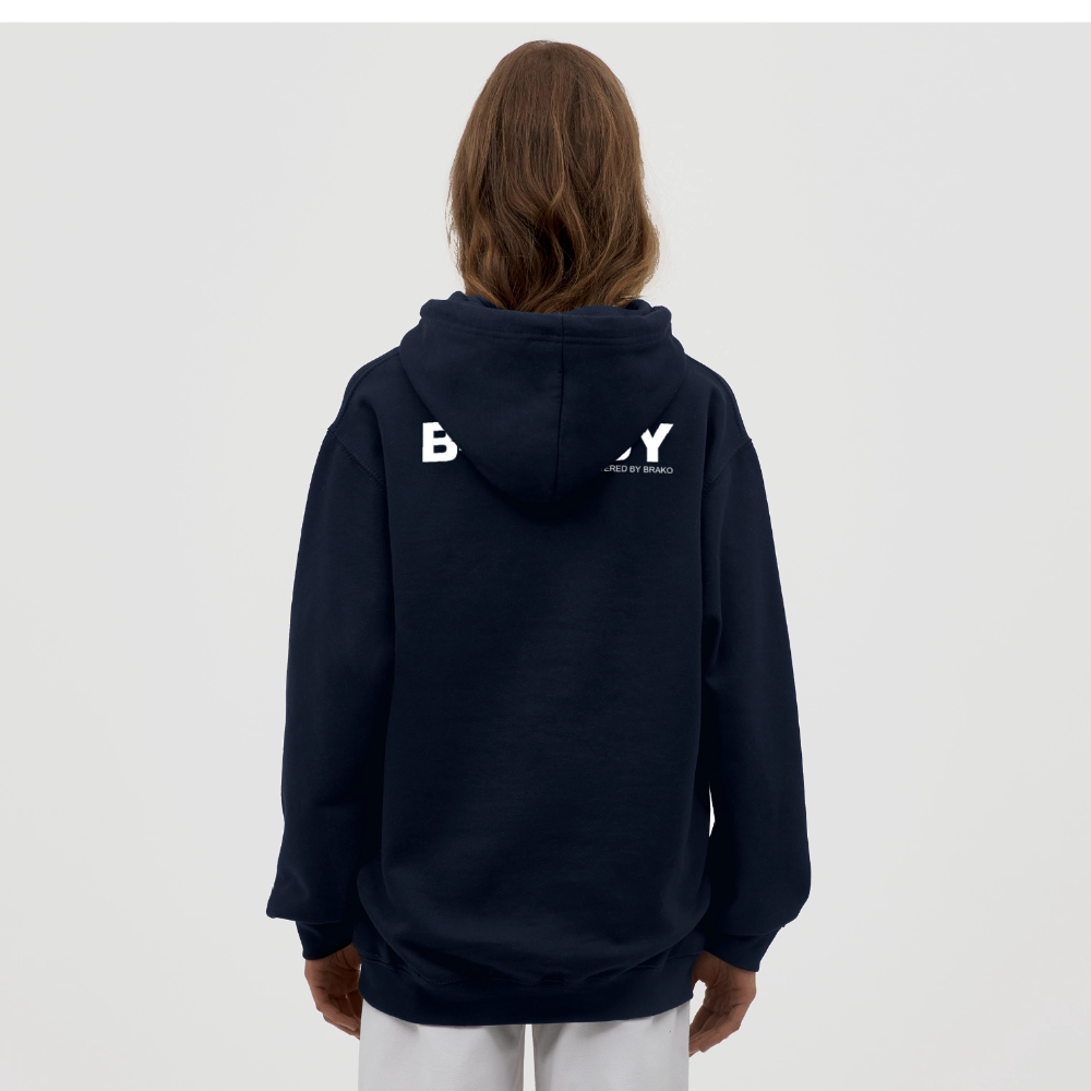 B-READY Unisex Hoodie COUPLE - navy